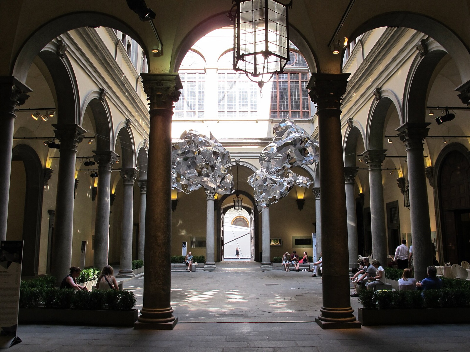 Il cortile di Palazzo Strozzi