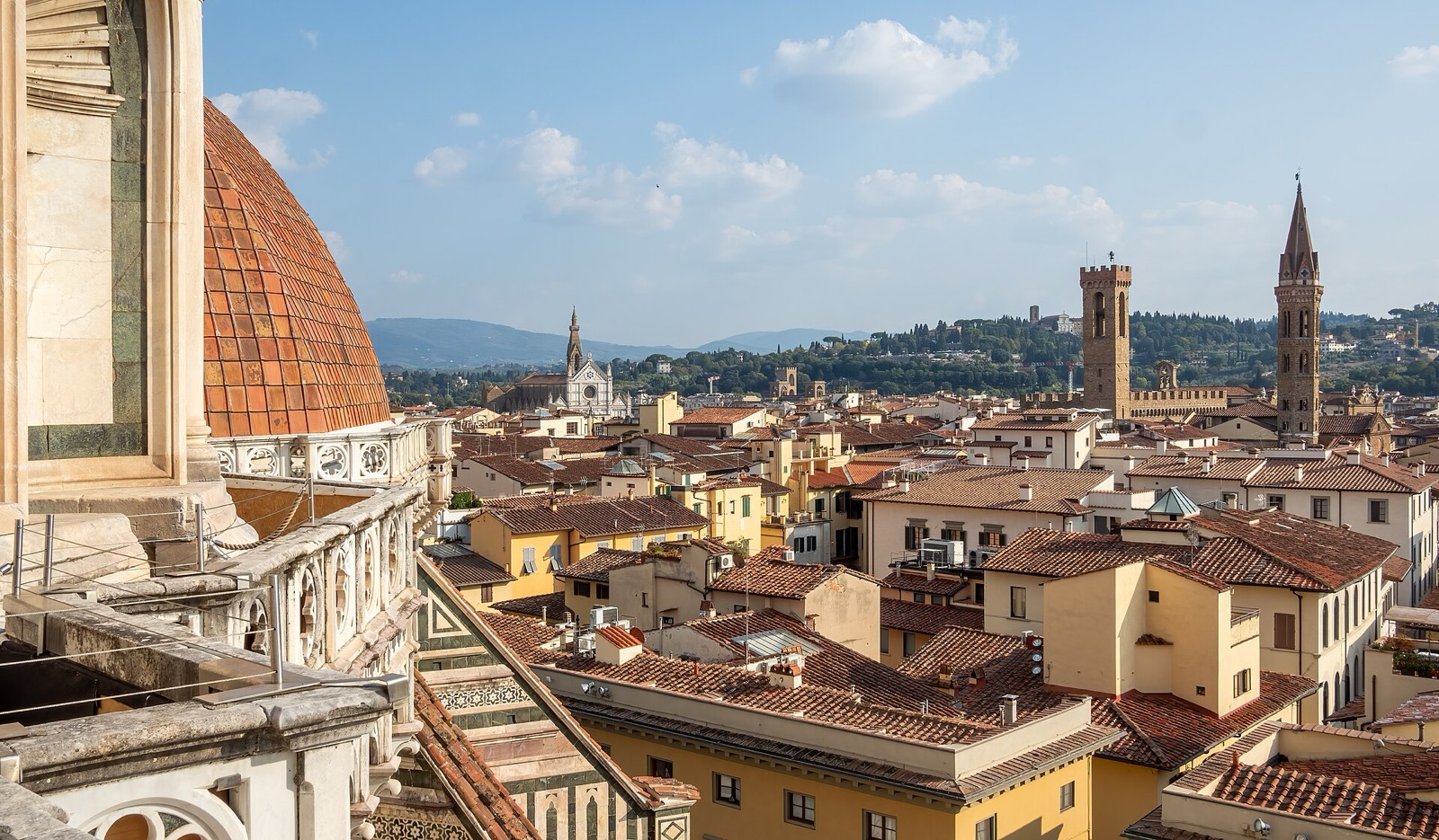Firenze vista dalle terrazze del Duomo