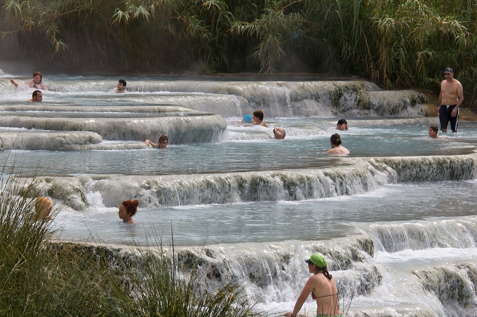 Natural pools at Saturnia