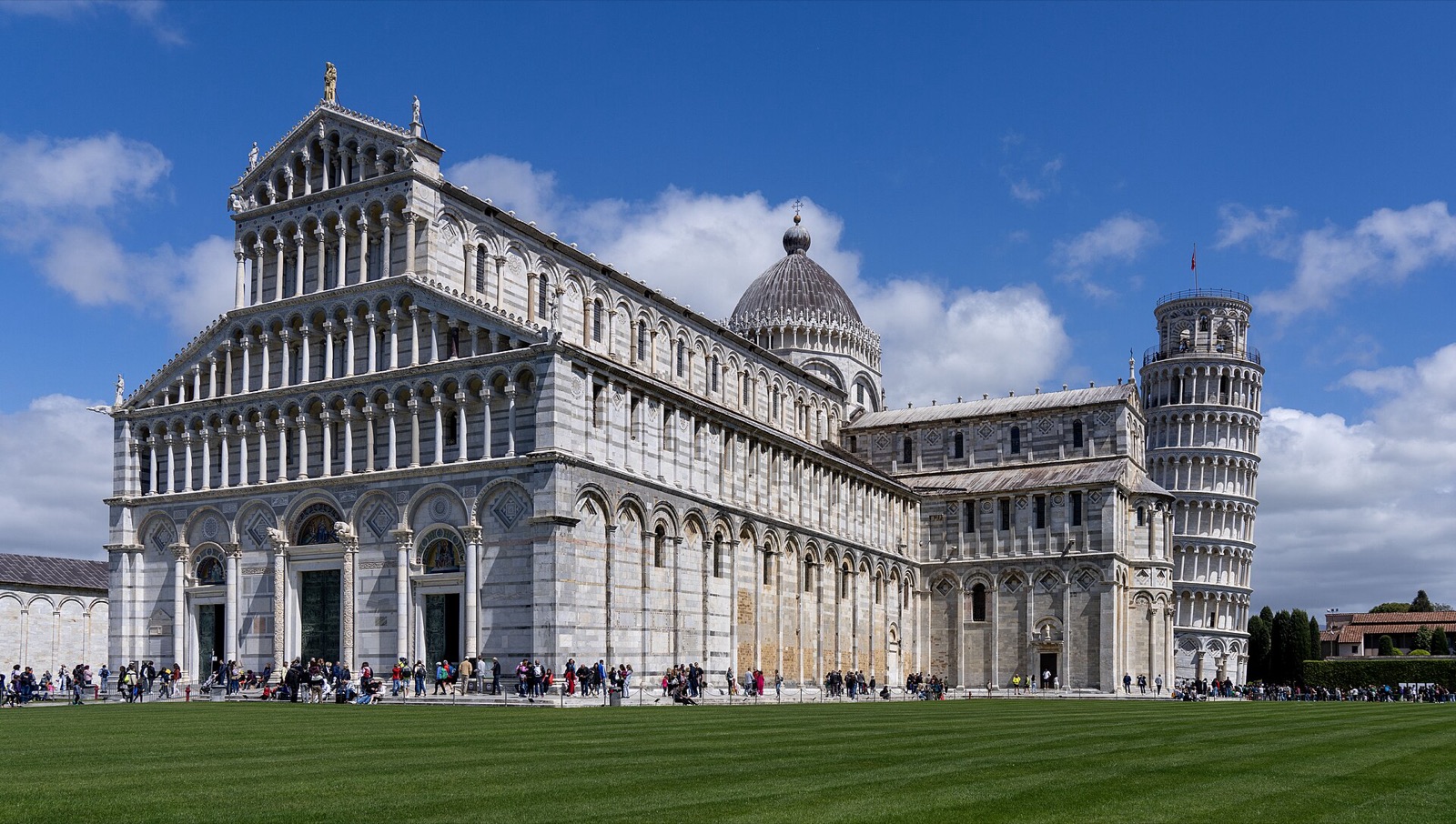 Duomo e Torre pendente in Piazza dei Miracoli